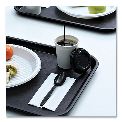 Boardwalk Hot Cup Lids, Fits 8 oz Hot Cups, Black, 1,000/Carton (BWKHOTBL8)