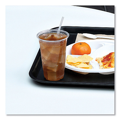 Boardwalk Jumbo Straws, 7.75", Plastic, Translucent, Unwrapped, 250/Pack, 50 Packs/Carton (BWKJSTU775T50)