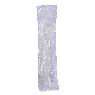 Boardwalk Heavyweight Wrapped Polypropylene Cutlery, Soup Spoon, White, 1,000/Carton (BWKSSHWPPWIW)