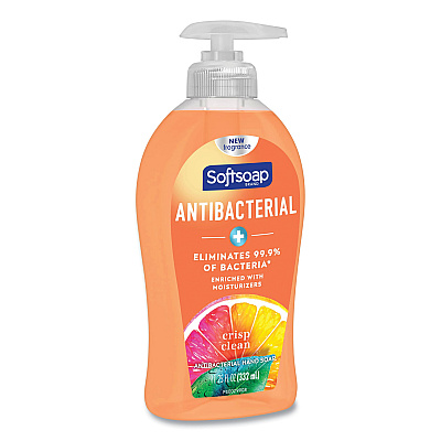 Softsoap Antibacterial Hand Soap, Crisp Clean Scent, 11.25 oz (CPC44571EA)