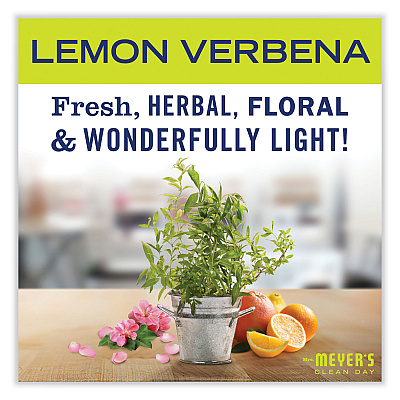 Mrs. Meyer's Clean Day Multi-Surface Concentrate, Lemon Verbena, 32 oz Bottle (SJN663025)