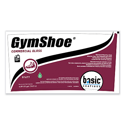 Betco GymShoe Gloss Sport Finish, Mild Scent, 5 gal Pail (BET16770500)