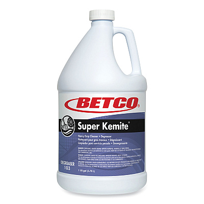 Betco Super Kemite Butyl Degreaser, Cherry Scent, 1 gal Bottle, 4/Carton (BET1030400)