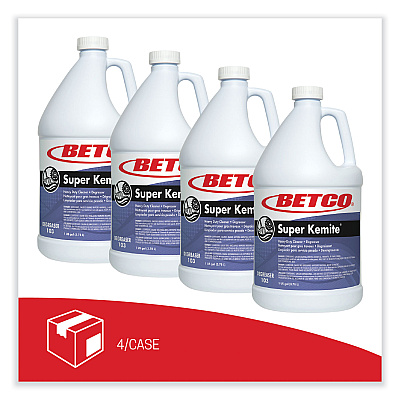 Betco Super Kemite Butyl Degreaser, Cherry Scent, 1 gal Bottle, 4/Carton (BET1030400)