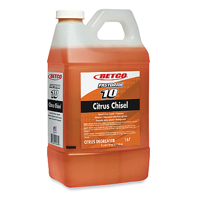 Betco Citrus Chisel, Citrus Scent, 2 L Bottle, 4/Carton (BET1674700)