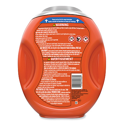 Tide Hygienic Clean Heavy 10x Duty Power Pods, Original Scent, 81 oz Tub, 48 Pods/Tub, 4 Tubs/Carton (PGC59080CT)