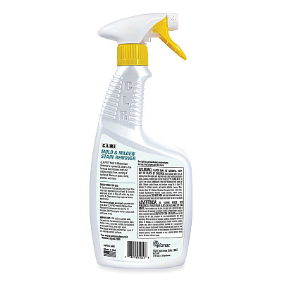 CLR PRO Mold and Mildew Stain Remover, 32 oz Spray Bottle, 6/Carton (JELMMSR32PRO)