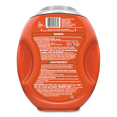 Tide Hygienic Clean Heavy 10x Duty Power Pods, Spring Meadow Scent, 81 oz Tub, 48 Pods/Tub, 4 Tubs/Carton (PGC53437CT)