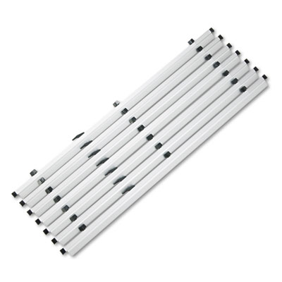 Safco Sheet File Hanging Clamps, 100 Sheets Per Clamp, 42" Length, 6/Carton (SAF50056)