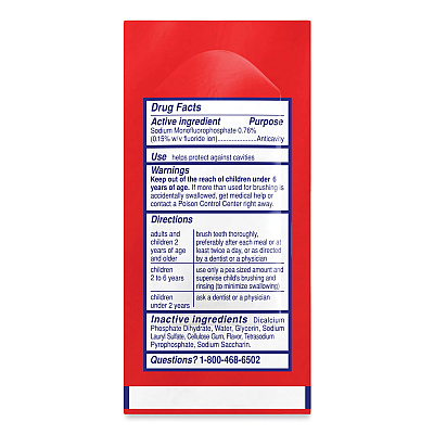 Colgate Cavity Protection Toothpaste, Regular Flavor, 0.15 oz Sachet, 1,000/Carton (CPC50130)