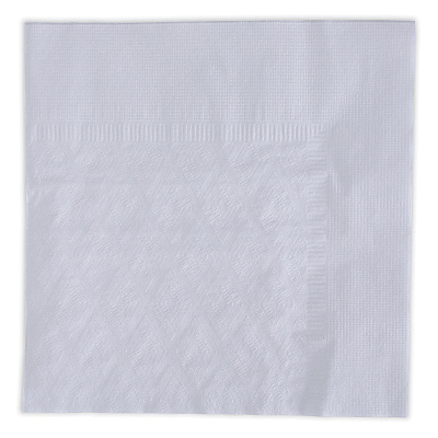 Boardwalk Dinner Napkin, 1-Ply, 17 x 17, White, 250/Pack, 12 Packs/Carton (BWK8307W)