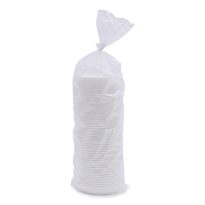 Boardwalk Deerfield Hot Cup Lids, Fits 10 oz to 20 oz Cups, White, Plastic, 50/Pack, 20 Packs/Carton (BWKDEERHLIDW)