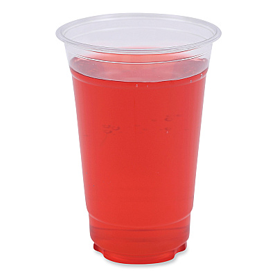 Boardwalk Clear Plastic Cold Cups, 20 oz, PET, 50 Cups/Sleeve, 20 Sleeves/Carton (BWKPET20)
