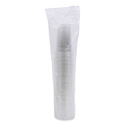 Boardwalk Clear Plastic Cold Cups, 20 oz, PET, 50 Cups/Sleeve, 20 Sleeves/Carton (BWKPET20)
