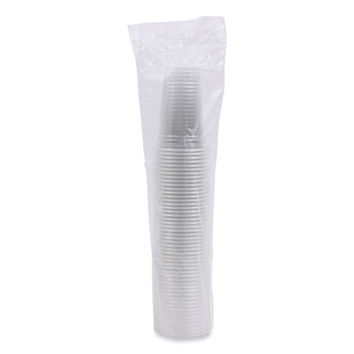 Boardwalk Clear Plastic Cold Cups, 20 oz, PET, 50 Cups/Sleeve, 20 Sleeves/Carton (PET20)