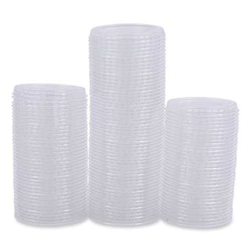 Boardwalk Souffle/Portion Cup Lids, Fits 2 oz Portion Cups, Clear, 2,500/Carton (PRTLID2)
