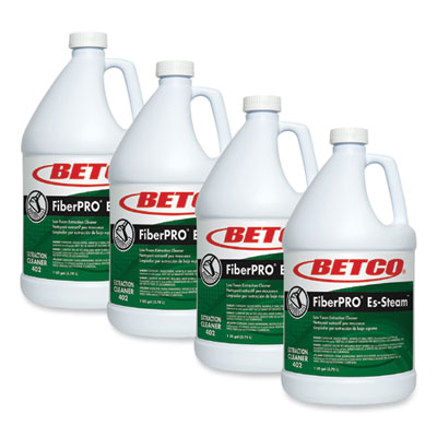 Betco FiberPRO Es-Steam Carpet Cleaner, Country Fresh, 1 gal Bottle, 4/Carton (BET4020400)