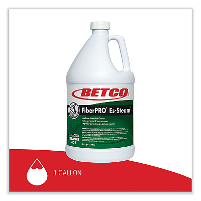 Betco FiberPRO Es-Steam Carpet Cleaner, Country Fresh, 1 gal Bottle, 4/Carton (BET4020400)