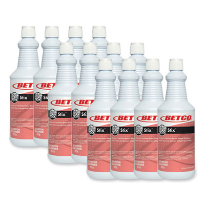 Betco Stix Toilet Bowl Cleaner, Cherry Almond Scent, 32 oz Bottle, 12/Carton (BET761200)