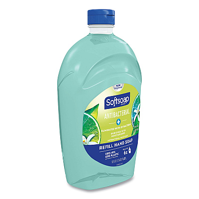 Softsoap Antibacterial Liquid Hand Soap Refill, Fresh Scent, Green, 50 oz (CPC45991EA)