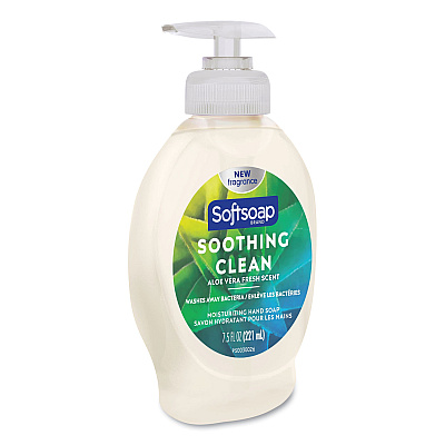 Softsoap Liquid Hand Soap with Aloe, Clean Fresh Scent, 7.5 oz (CPC45634EA)