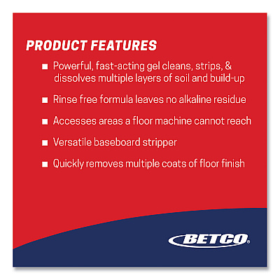 Betco Ax-It Aerosol Baseboard Stripper, Sassafras Scent, 19 oz Aerosol Spray, 12/Carton (BET0992300CT)