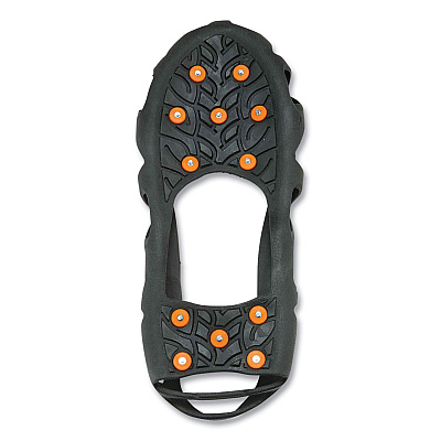 ergodyne Trex 6304 One-Piece Step-In Full Coverage Ice Cleats, Large, Black, Pair (EGO16784)