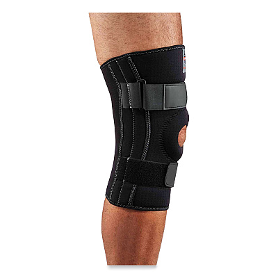 ergodyne ProFlex 620 Open Patella Spiral Stays Knee Sleeve, 2X-Large, Black (EGO16546)