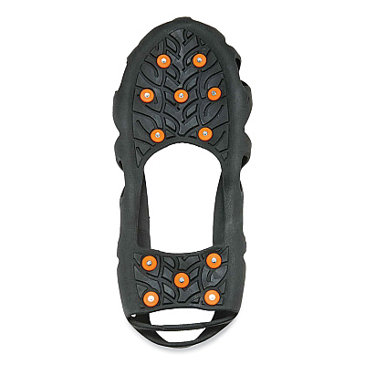 ergodyne Trex 6304 One-Piece Step-In Full Coverage Ice Cleats, Medium, Black, Pair (EGO16783)
