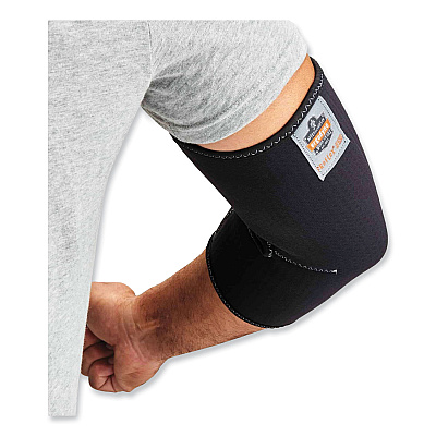 ergodyne ProFlex 650 Compression Arm Sleeve, Medium, Black (EGO16573)