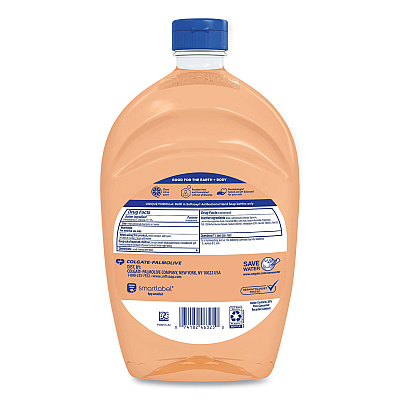 Softsoap Antibacterial Liquid Hand Soap Refill, Fresh Scent, 50 oz, Orange, 6/Carton (CPC46325)