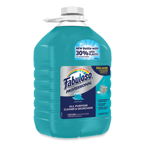 Fabuloso All-Purpose Cleaner, Ocean Cool Scent, 1 gal Bottle, 4/Carton (05252)