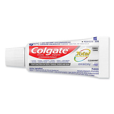 Colgate Total Toothpaste, Coolmint, 0.88 oz, 24/Carton (CPC45986)