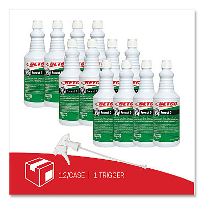 Betco Forest 5, Mint Scent, 32 oz Bottle, 12/Carton (BET3071200)