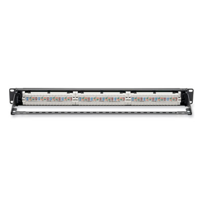Tripp Lite CAT5/CAT5e PoE Patch Panel, Black, Ships in 7-10 Business Days (N052P24)
