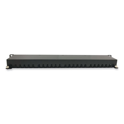Tripp Lite CAT6a Patch Panel Shielded 24-Port, Black, Ships in 7-10 Business Days (N2520246ASH)