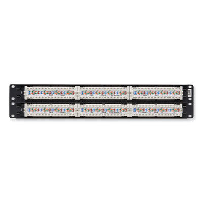 Tripp Lite 48-Port CAT6 Patch Panel Rackmount, Black, Ships in 7-10 Business Days (N252048)