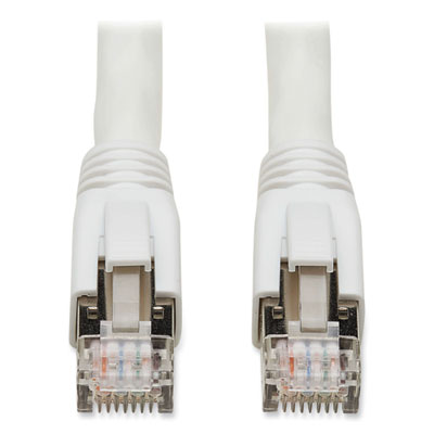 Tripp Lite CAT8 Snagless Patch Cable, 20 ft, White, Ships in 7-10 Business Days (N272020WH)