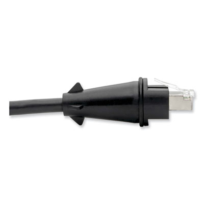 Tripp Lite CAT5e/CAT6 STP Outdoor Industrial Patch Cable, 50 ft, Black, Ships in 7-10 Business Days (N206PC50IND)