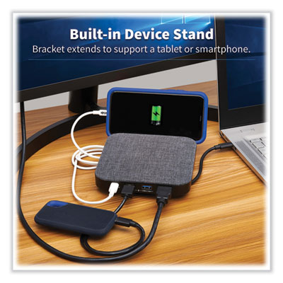 Tripp Lite U442-DOCK17-GY USB-C Dock w/Optional Internal Hard Drive, HDMI/SATA II SSD/HDD/USB-A 3.2 Gen1/USB-C,GY,Ships in 7-10 Bus Days
