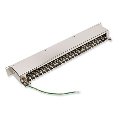 Tripp Lite CAT5e/CAT6 Patch Panel Shielded 48-Port, Silver, Ships in 7-10 Business Days (N252048SHK)