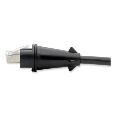 Tripp Lite CAT5e/CAT6 STP Outdoor Industrial Patch Cable, 33 ft, Black, Ships in 7-10 Business Days (TRPN206PC33IND)