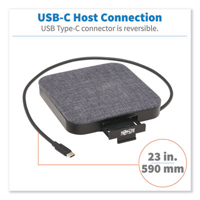 Tripp Lite U442-DOCK17-GY USB-C Dock w/Optional Internal Hard Drive, HDMI/SATA II SSD/HDD/USB-A 3.2 Gen1/USB-C,GY,Ships in 7-10 Bus Days