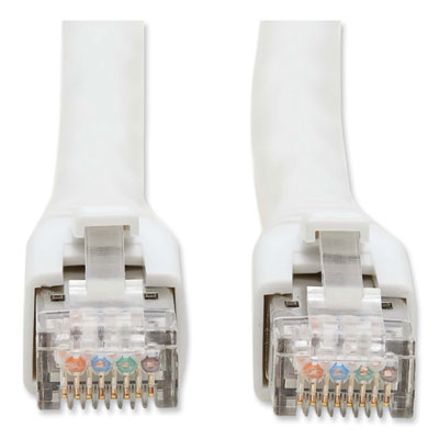 Tripp Lite CAT8 Snagless Patch Cable 15 ft, White , Ships in 7-10 Business Days (TRPN272015WH)