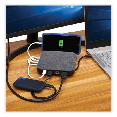 Tripp Lite U442-DOCK17-GY USB-C Dock w/Optional Internal Hard Drive, HDMI/SATA II SSD/HDD/USB-A 3.2 Gen1/USB-C,GY,Ships in 7-10 Bus Days
