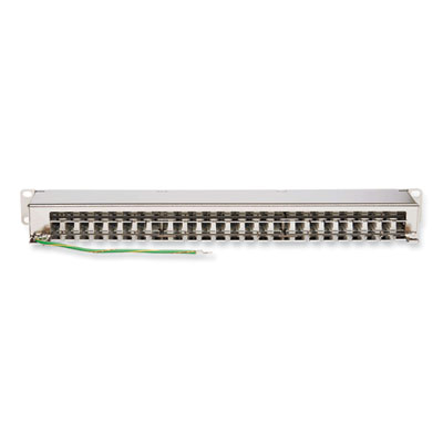 Tripp Lite CAT5e/CAT6 Patch Panel Shielded 48-Port, Silver, Ships in 7-10 Business Days (N252048SHK)