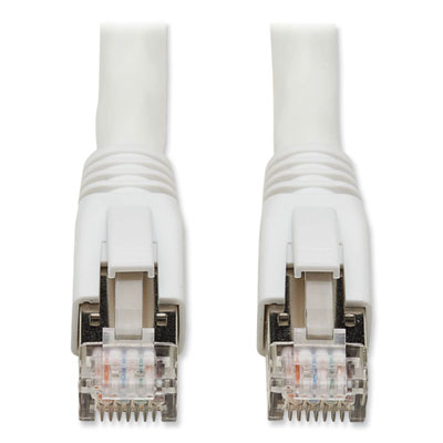 Tripp Lite CAT8 Snagless Patch Cable 15 ft, White , Ships in 7-10 Business Days (TRPN272015WH)