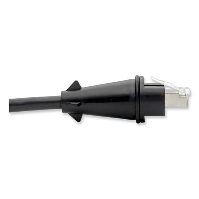 Tripp Lite CAT5e/CAT6 STP Outdoor Industrial Patch Cable, 33 ft, Black, Ships in 7-10 Business Days (TRPN206PC33IND)