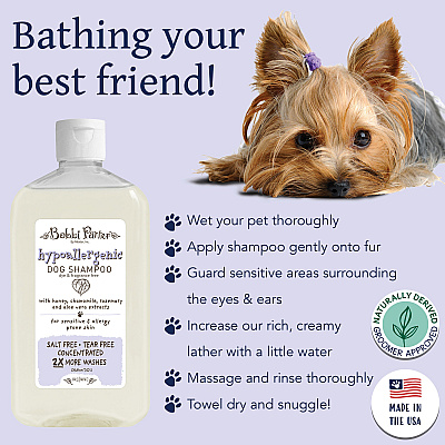 Bobbi Panter Botanicals Hypoallergenic Dog Shampoo Rosemary (14oz), 14 Oz Bottle (BP00056)