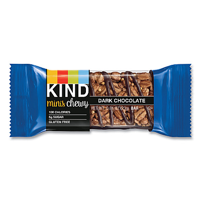 KIND Minis Chewy, Dark Chocolate, 0.81 oz,10/Pack (KND27896)